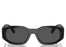 Versace Irregular Biggie Sunglasses Black/Dark Grey (VE4361)