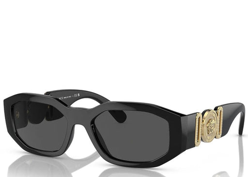 Versace Irregular Biggie Sunglasses Black/Dark Grey (VE4361)