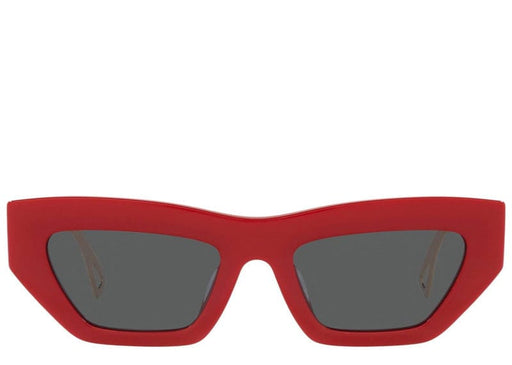 Versace Rectangle Sunglasses Red/Dark Grey (VE4432U-538887)