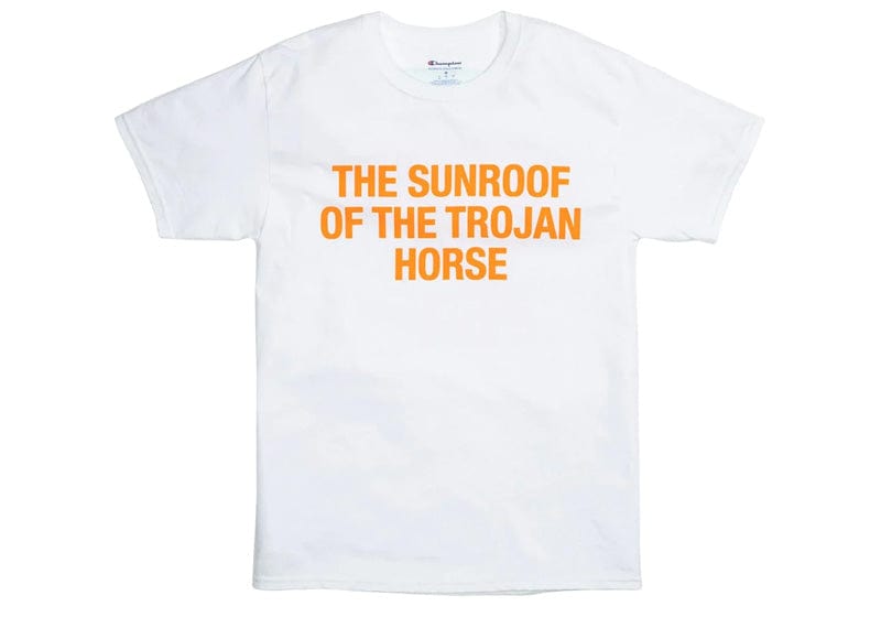 Virgil Abloh Brooklyn Museum Sunroof Trojan Horse T-shirt White