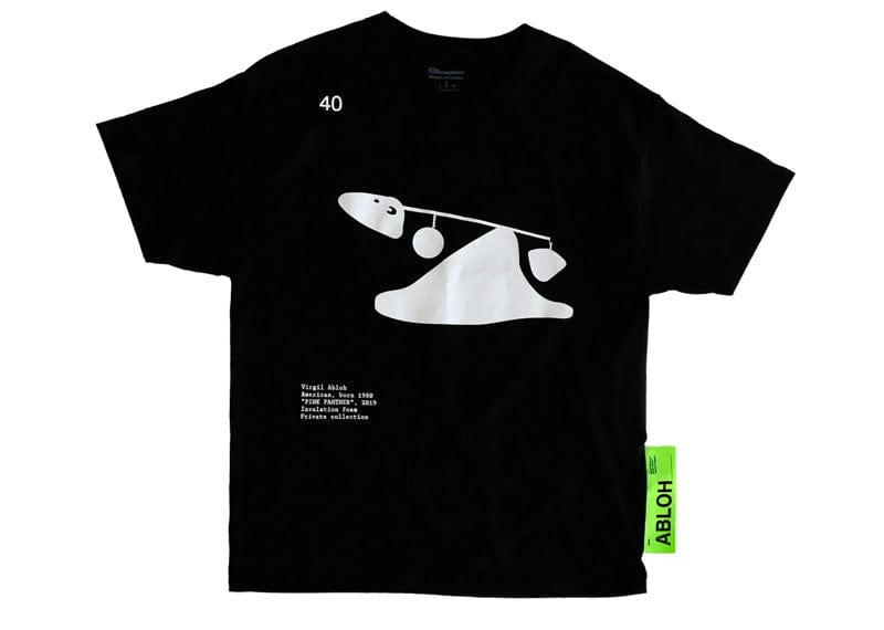 Virgil Abloh x ICA Pink Panther T Shirt 40 - Black