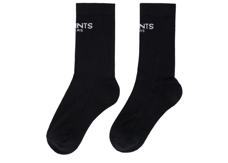 VTMNTS Paris Logo Socks Black