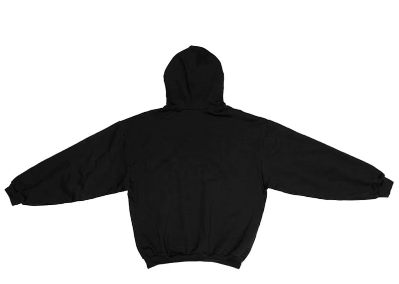 Yeezy Gosha Black Dogs Hoodie Black